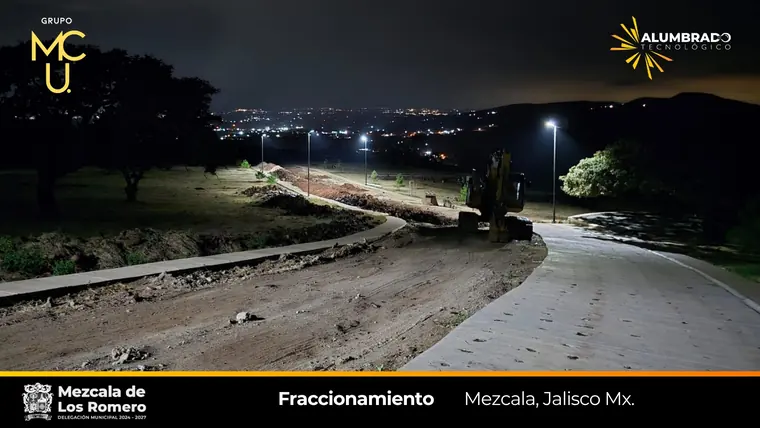 Fraccionamiento, Mezcala, Jalisco, con alumbrado LED de Grupo MCU